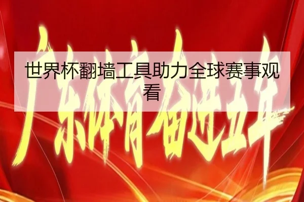 世界杯翻墙工具助力全球赛事观看